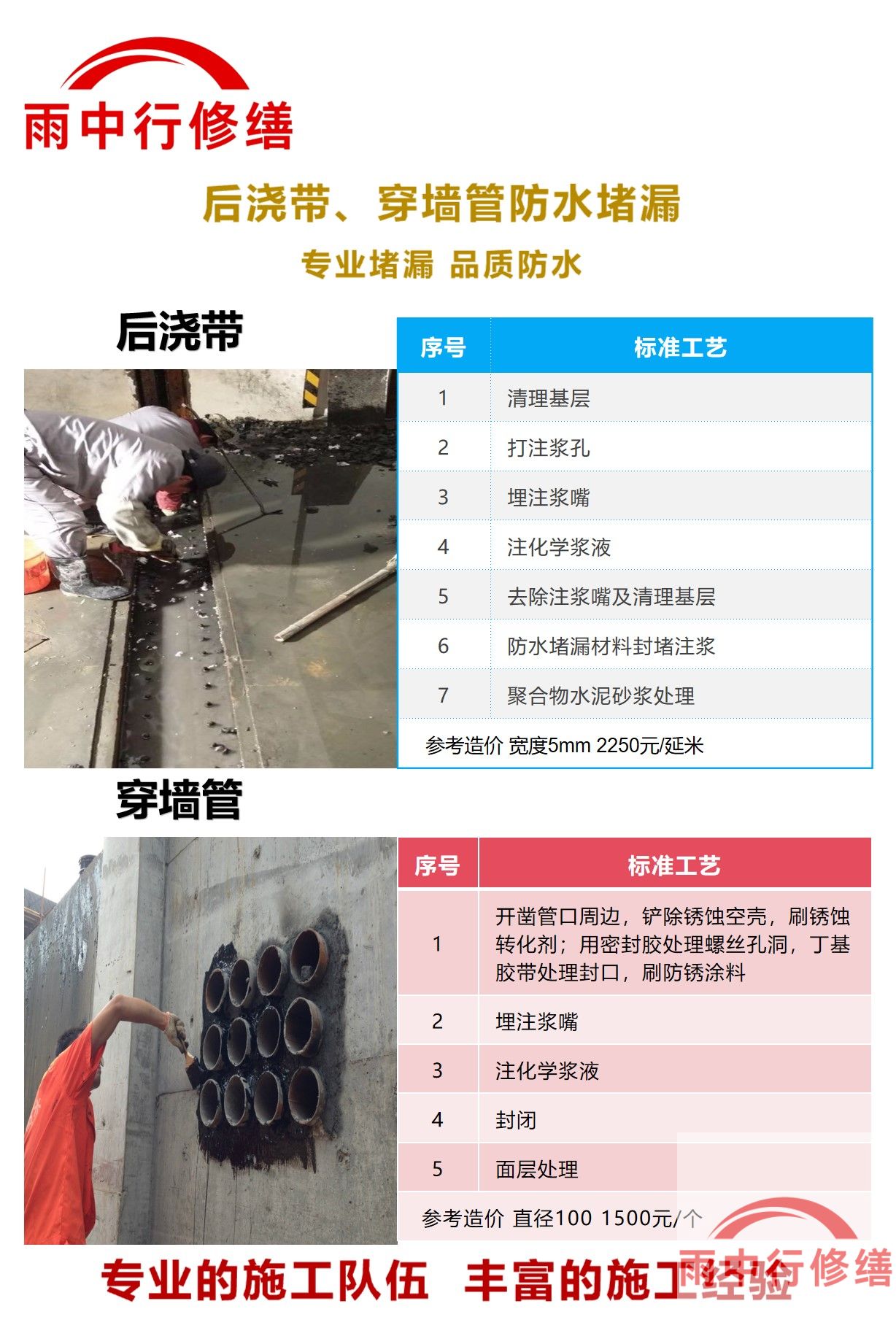 延庆隧道堵漏加固