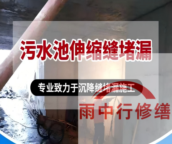 延庆某污水处理厂钢筋混凝土池堵漏案例